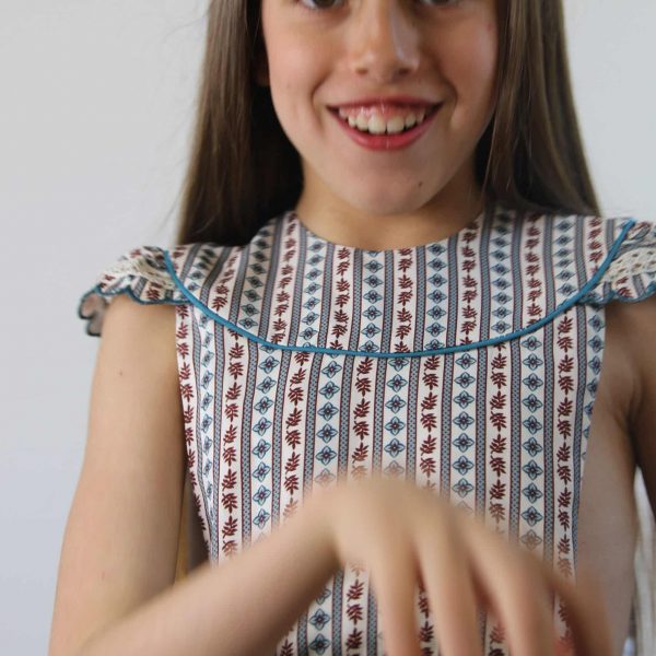 Peto Cassandra verano estampado a rayas