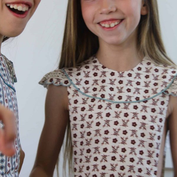 Peto Cassandra verano estampado floral retro