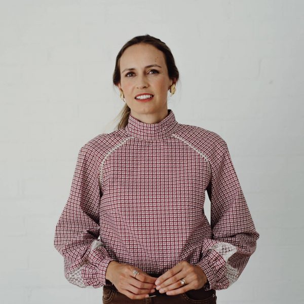 Camisa Casilda estampado a cuadros