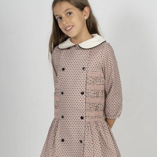 Vestido niña Anette Retro C003