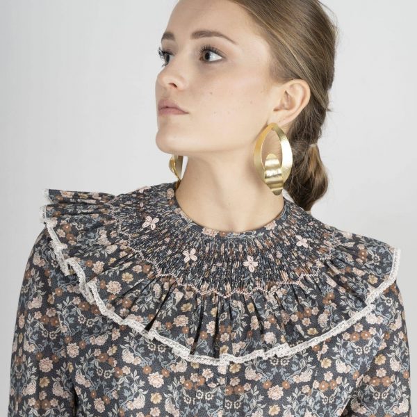 Cuello María estampado floral C003