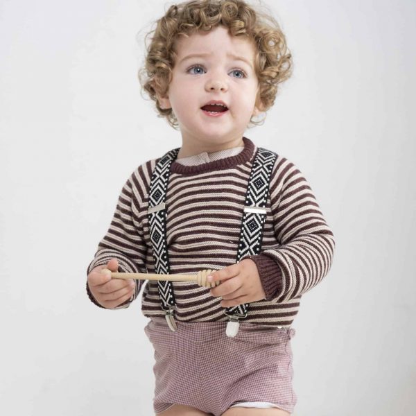 Pantalón bebe niño vichy