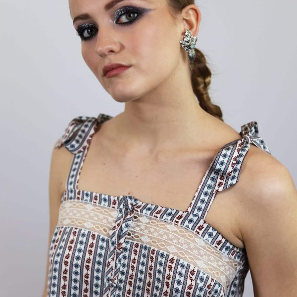 Blusa Charlotte estampado a rayas