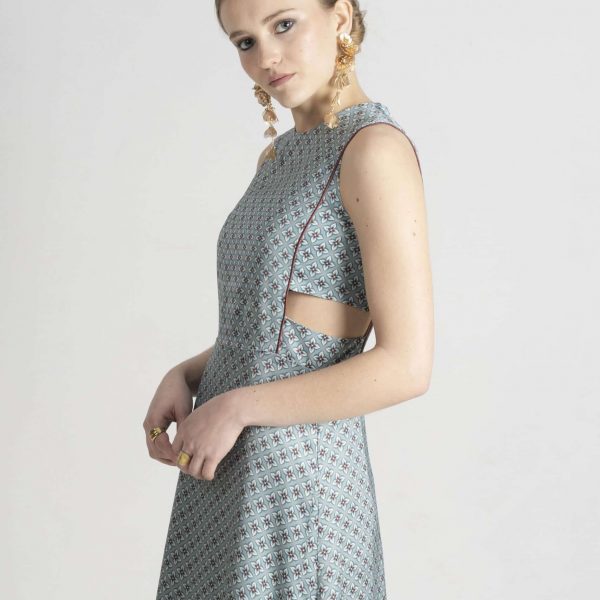 Vestido Elsie estampado geométrico COO2