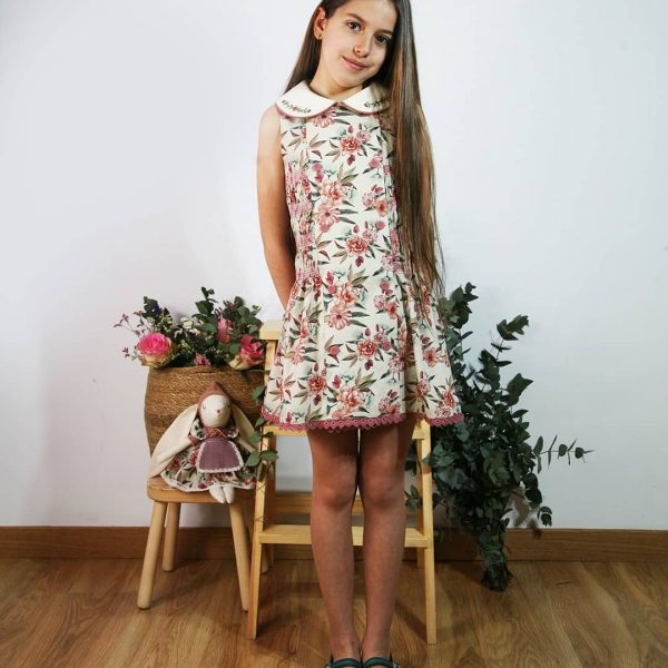 Vestido niña Anette verano estampado floral C004