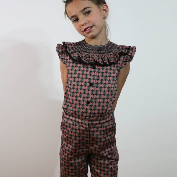 Pantalón corto estampado geométrico C004