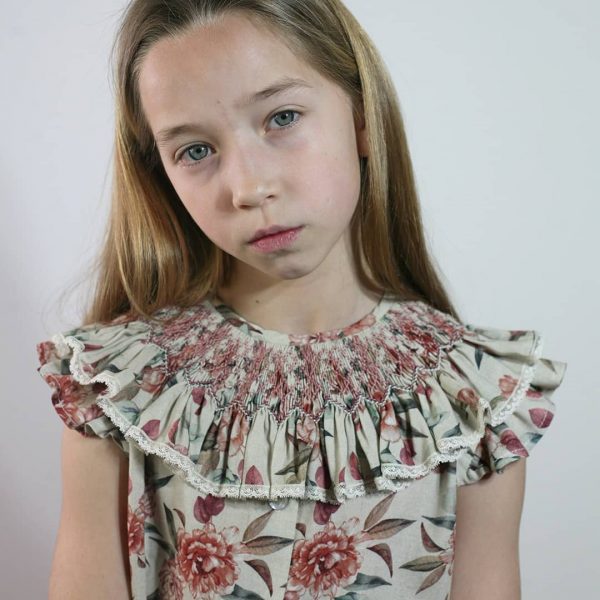 Cuello María C004 estampado floral C004