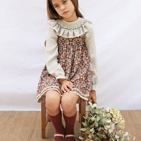 Pichi Maddie estampado floral C005 marrón