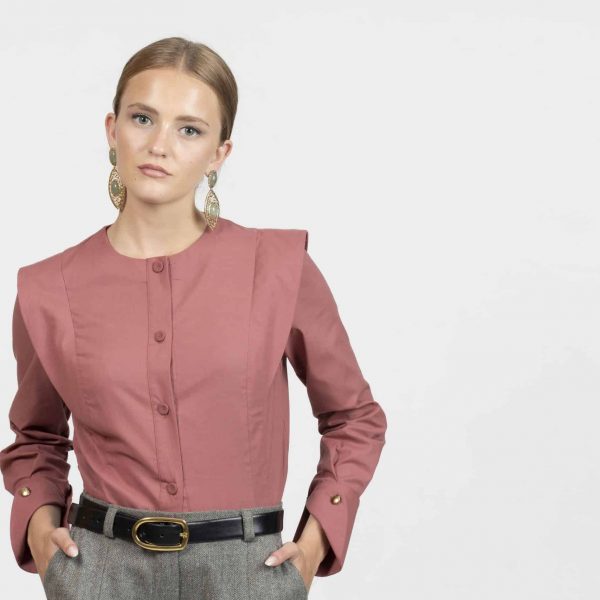 Camisa Daniella color teja