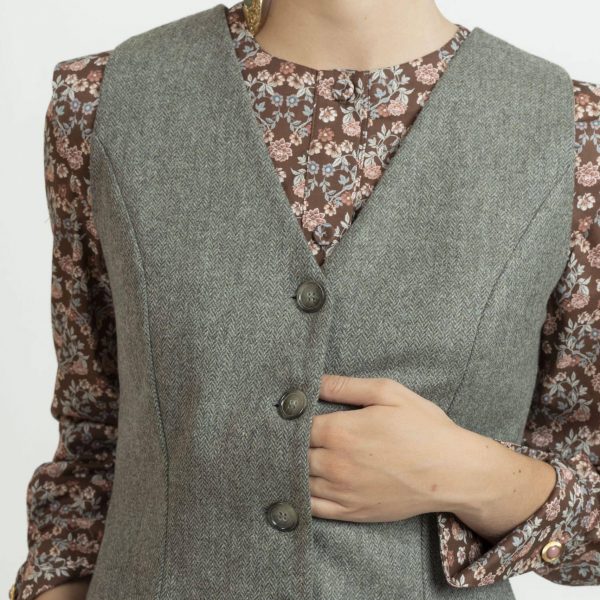 Chaleco espiga verde