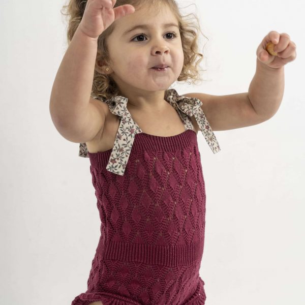 Ranita punto rosa fresa.