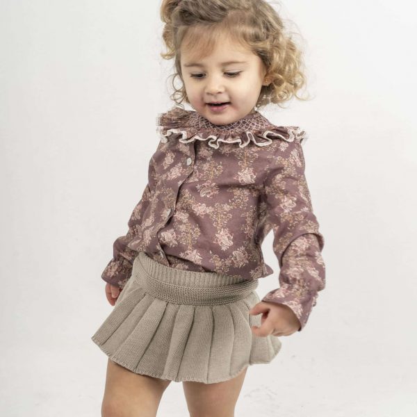 Braguitas falda color topo