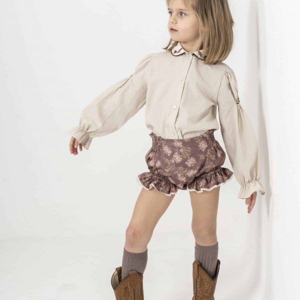 Pololo reversible estampado paisley floral