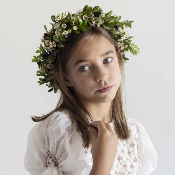 Vestido comunión 2 en seda-algodón