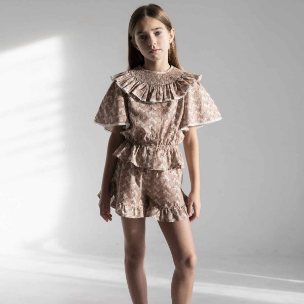 Bermudas estampado floral romántico