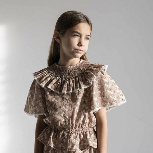 Camisa Julieta estampado floral romántico