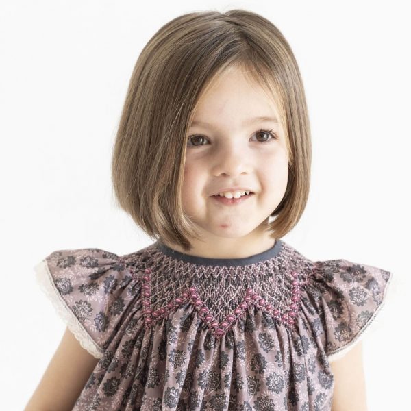 Jesusito estampado en negro antracita y rosa