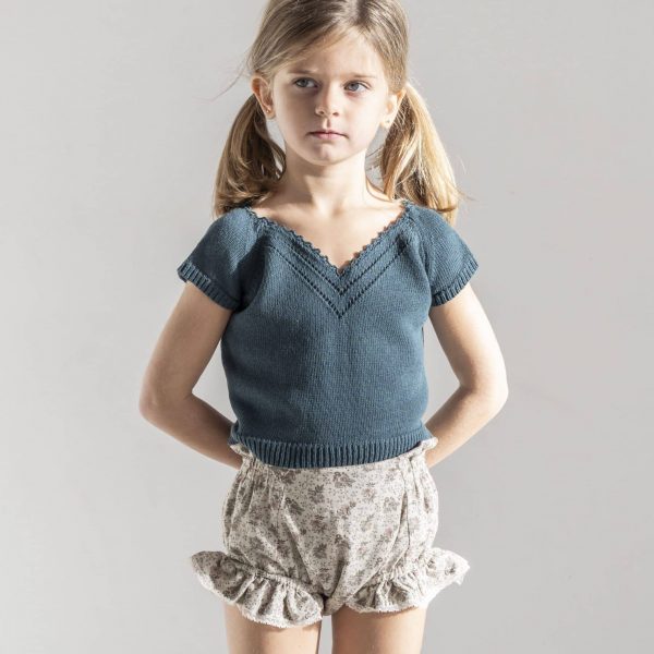 Jersey manga corta verde.