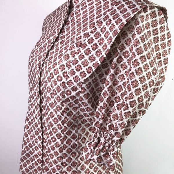 Camisa Daniella mujer estampado geométrico