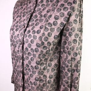 Camisa Daniella mujer estampado floral negro